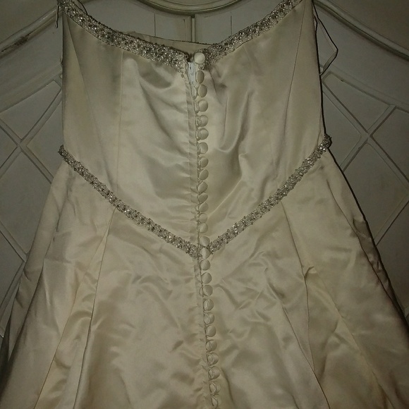 Alvina Valenta satin wedding dress - Picture 8 of 8